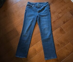 St. John's Bay Women's Straight Leg Jeans - Classic Blue